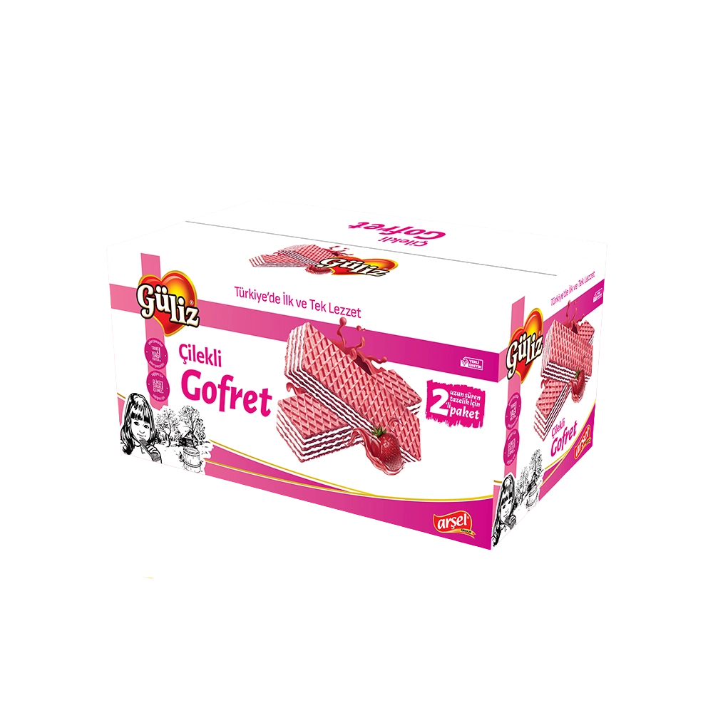 Çilekli Gofret - 400gr